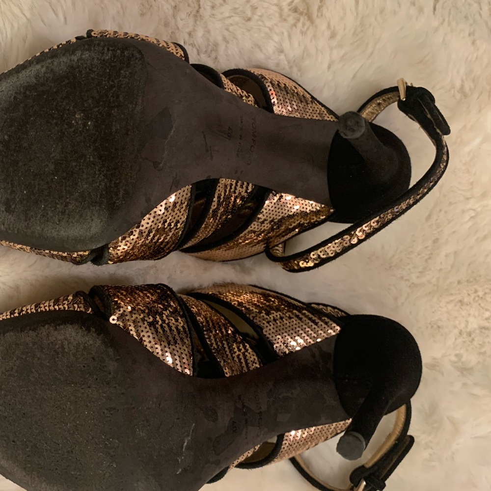 🔥🔥🔥TOM FORD Sandals Size 9 or 40 Europe runs really small like size 8 - Picture 14 of 16